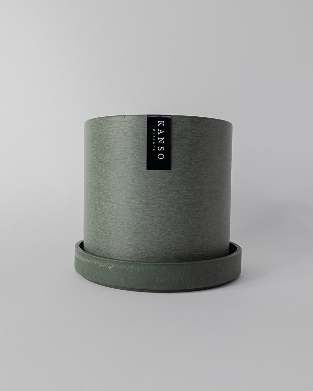 Kanso - 7" Signature Planter & Saucer | Olive Sage