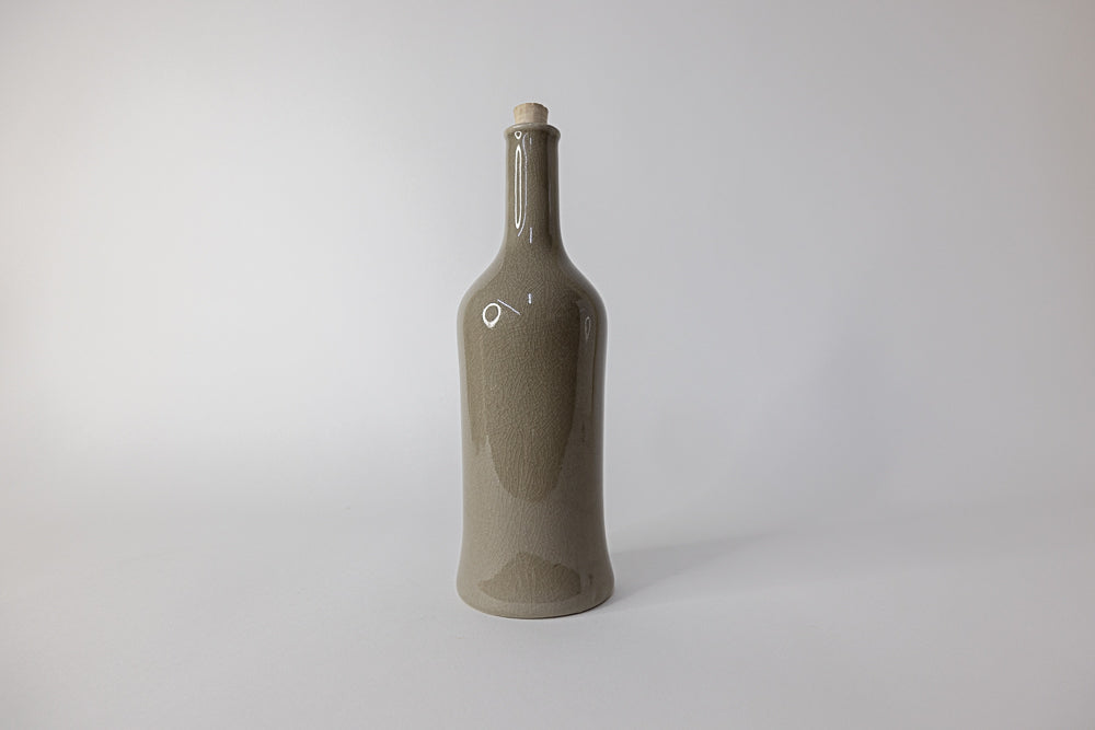 GHARYAN - Olive Oil Bottle, Saje green