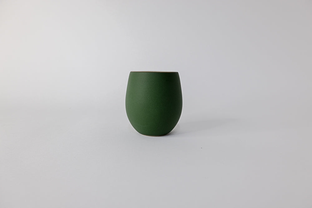 GHARYAN - Stoneware Coffee Cup | Epa 10 oz: Green