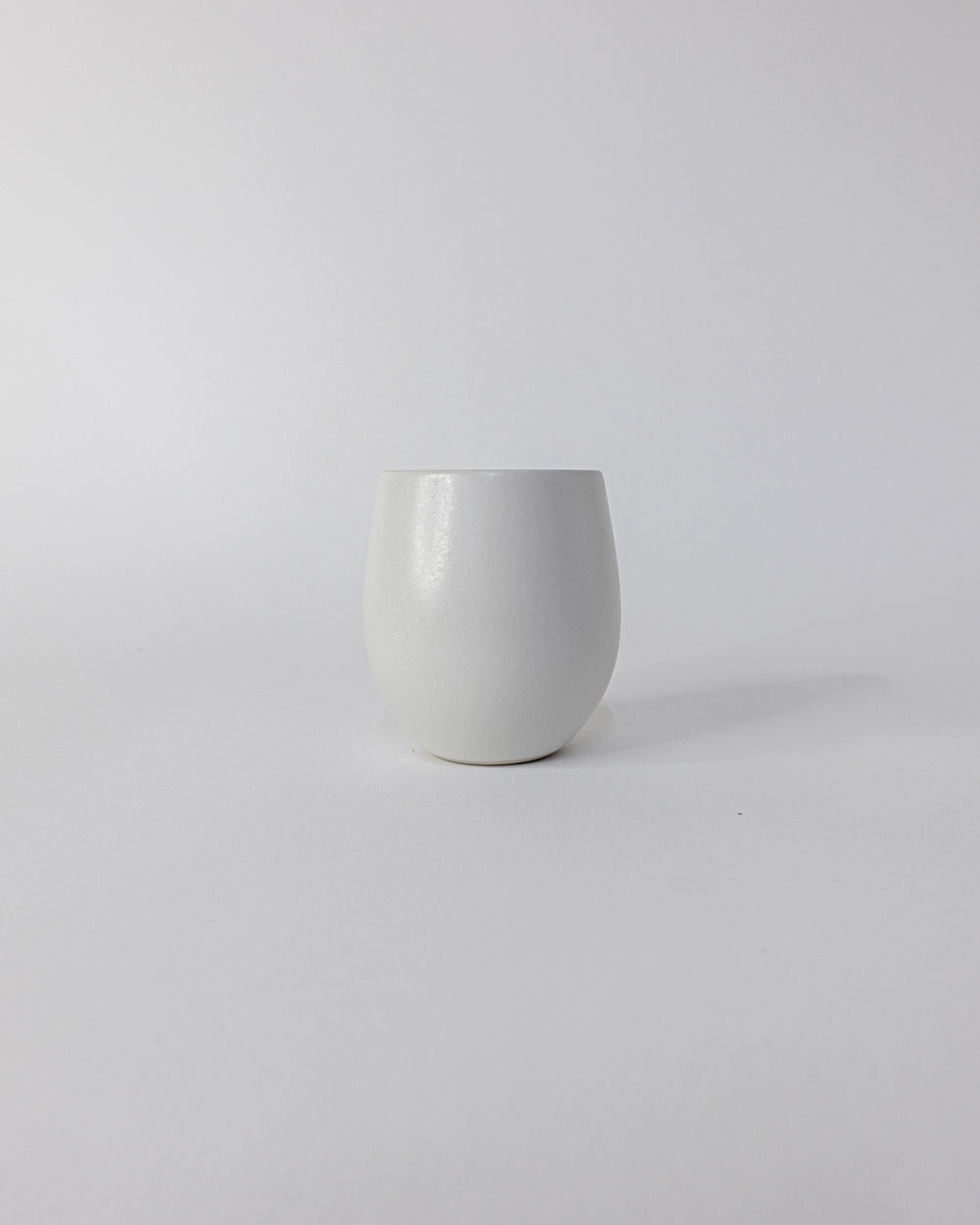 GHARYAN - Stoneware Coffee Cup | Epa 10 oz: Matte White
