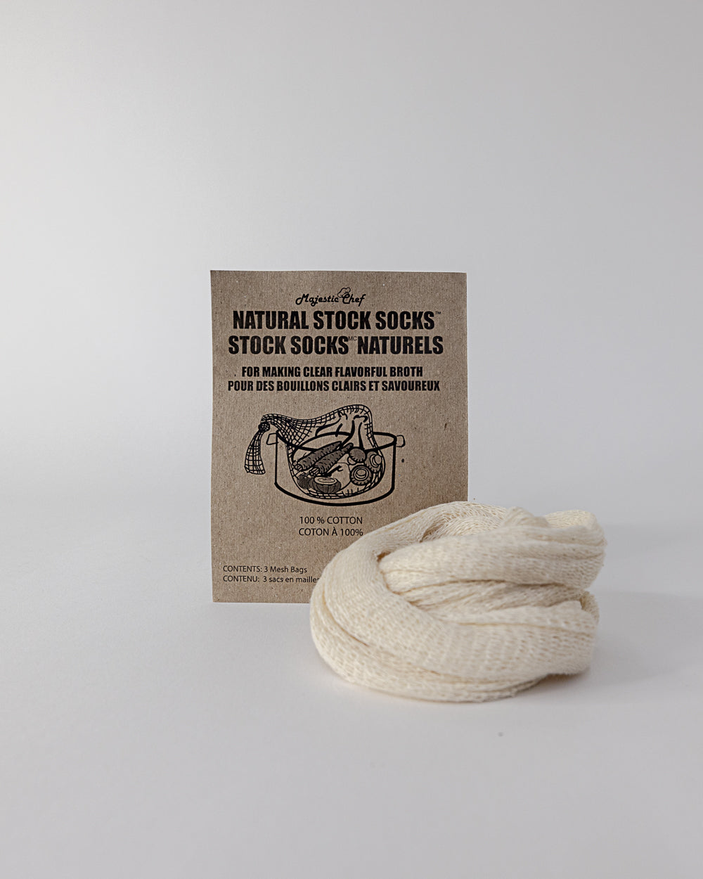 Regency Wraps Majestic-chef Soup Socks: 3/pk Cotton