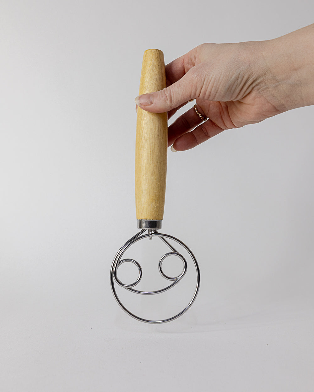 Fodory - Dough Whisk Wooden Handle