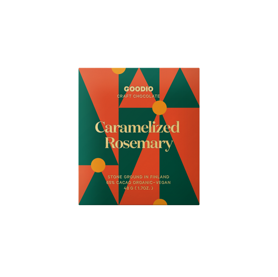 Goodio Caramelized Rosemary Chocolate 49%