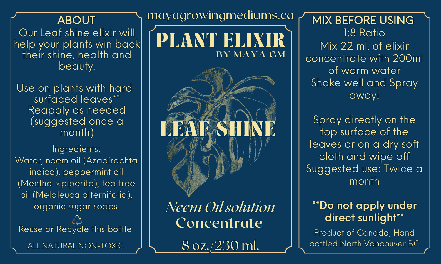 Plant Elixir Concentrate