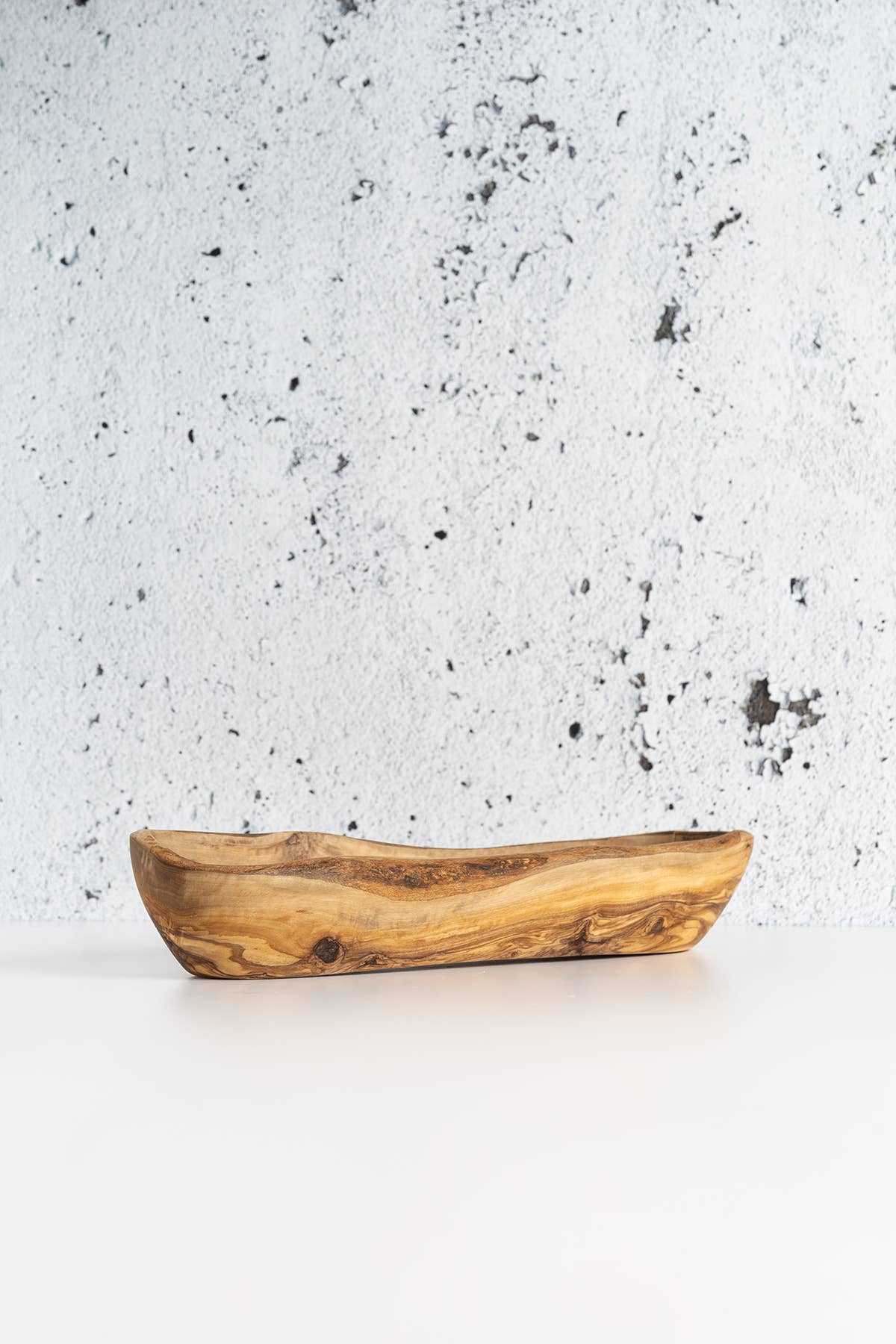 GHARYAN - Natural Olive Wood Oval Bowl