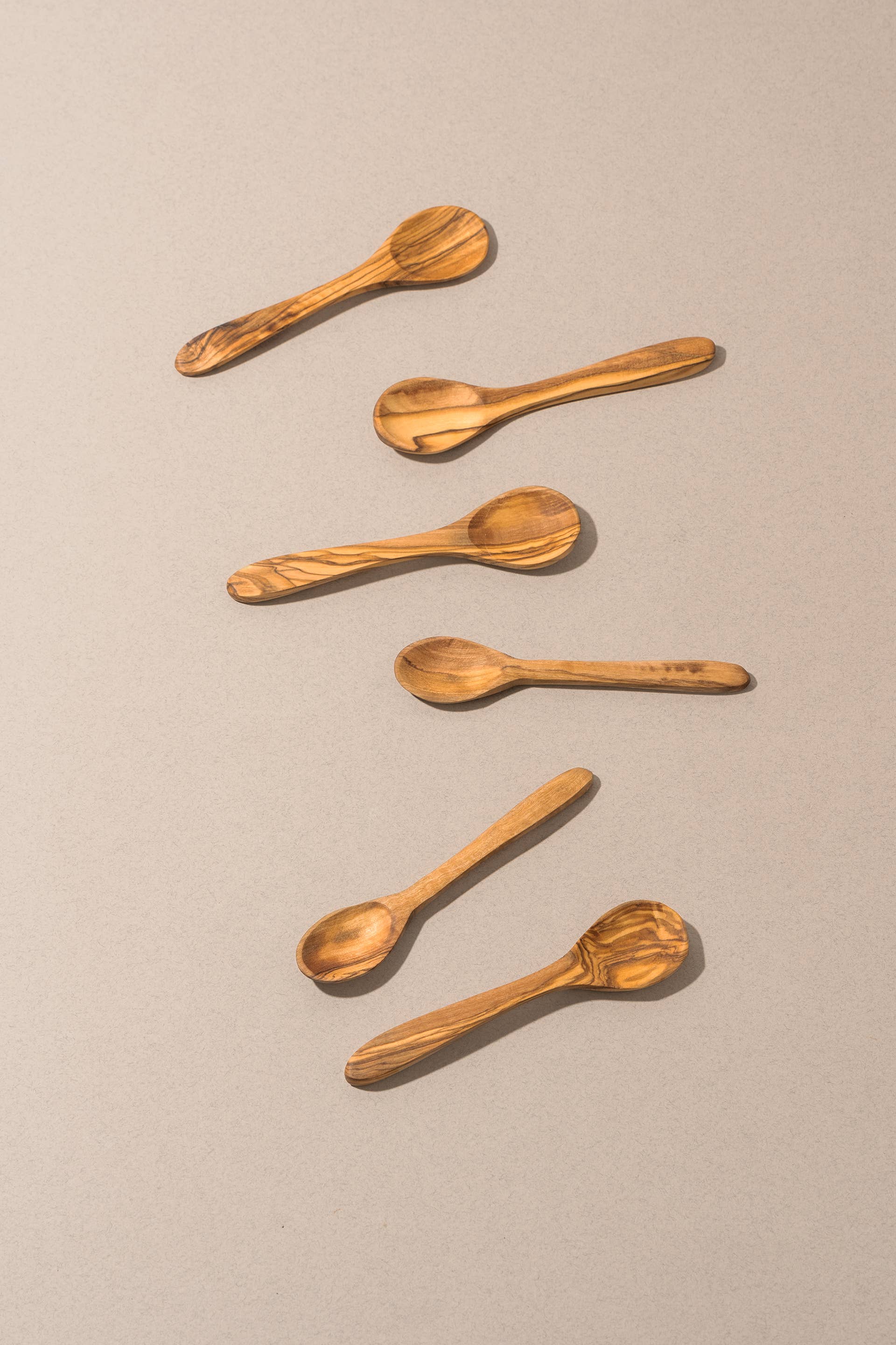 GHARYAN - Natural Olive Wood Coffee Spoon | 5''
