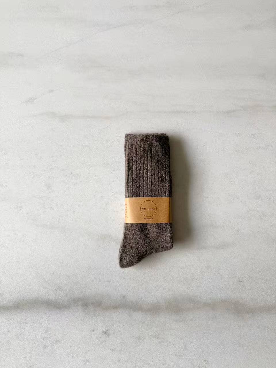 Billy Bamboo - ALPACA CABIN SOCKS: Wood
