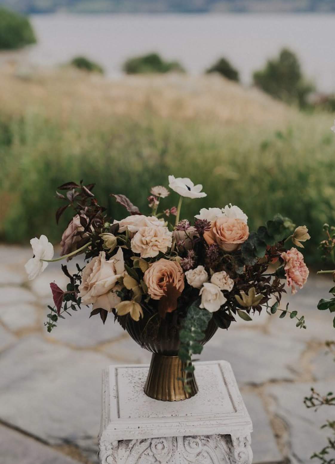 Compote Centrepiece Arrangement