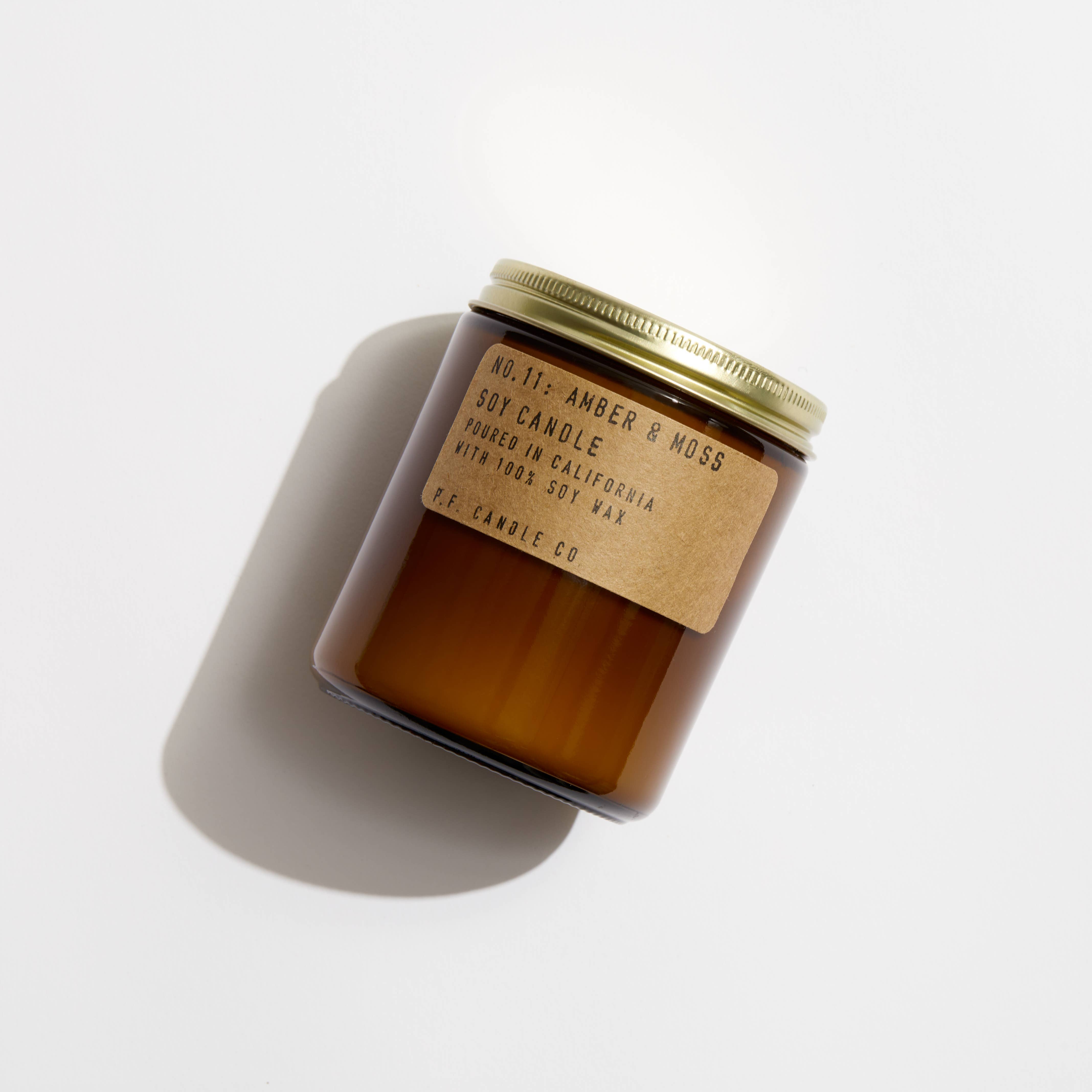 P.F. Candle Co. - Amber & Moss - Soy Candle 7.2oz