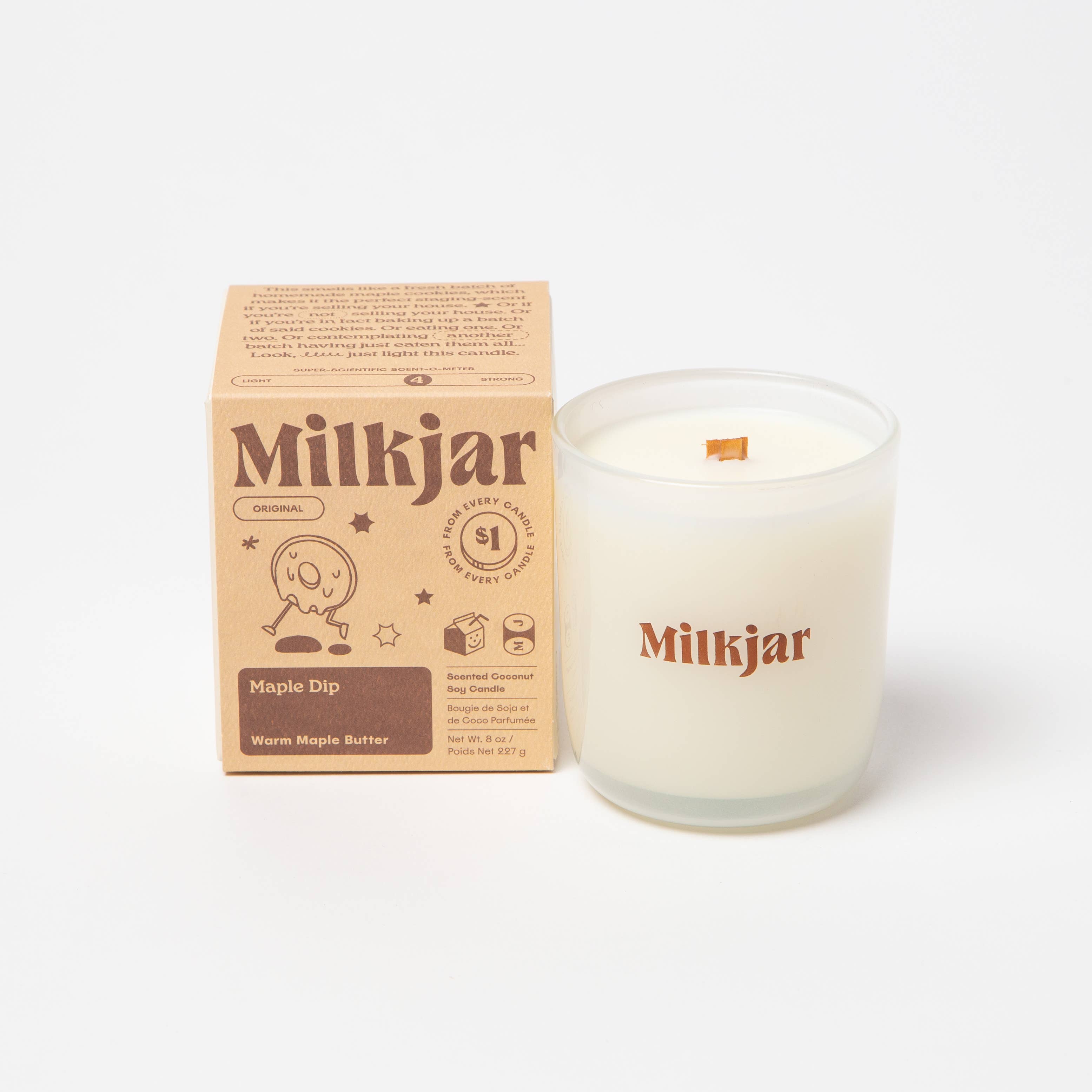 Milk Jar Candle Co. - Maple Dip - Candle