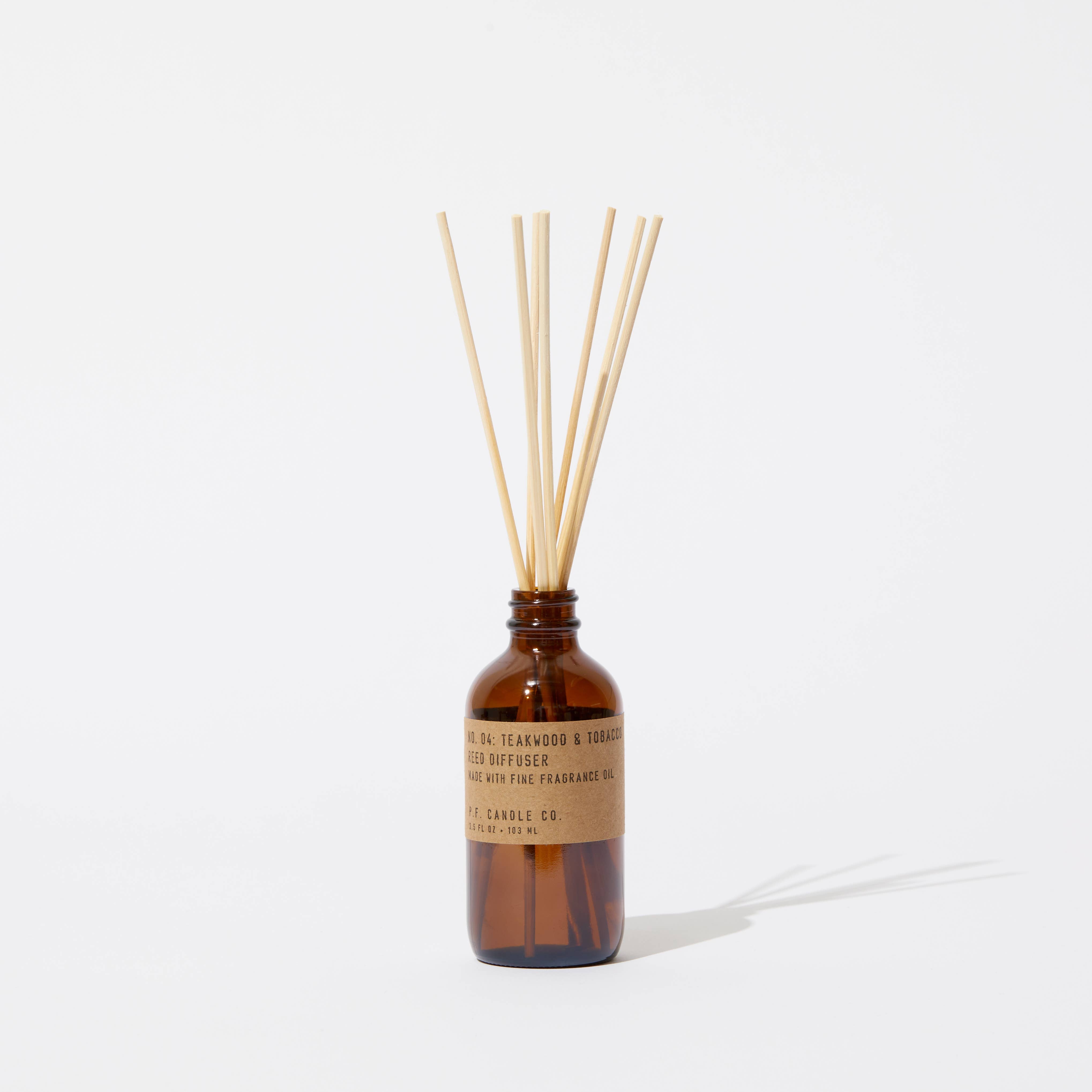 P.F Candle Co. - Teakwood & Tobacco - 3.5 oz Reed Diffuser