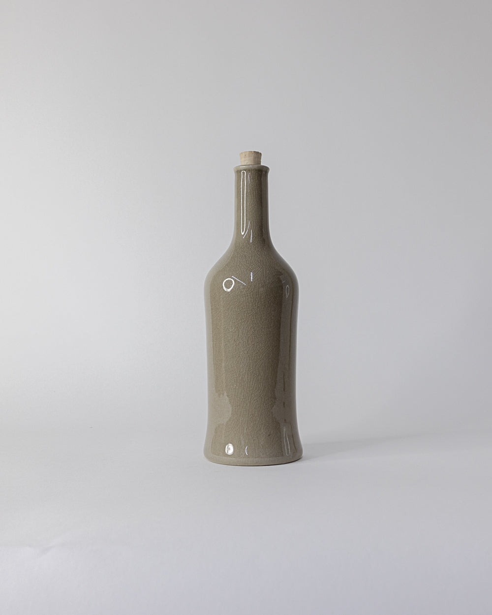 GHARYAN - Olive Oil Bottle, Saje green