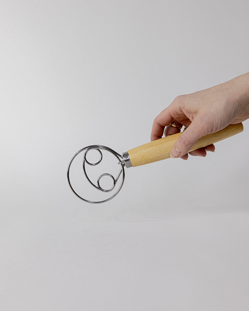 Fodory - Dough Whisk Wooden Handle