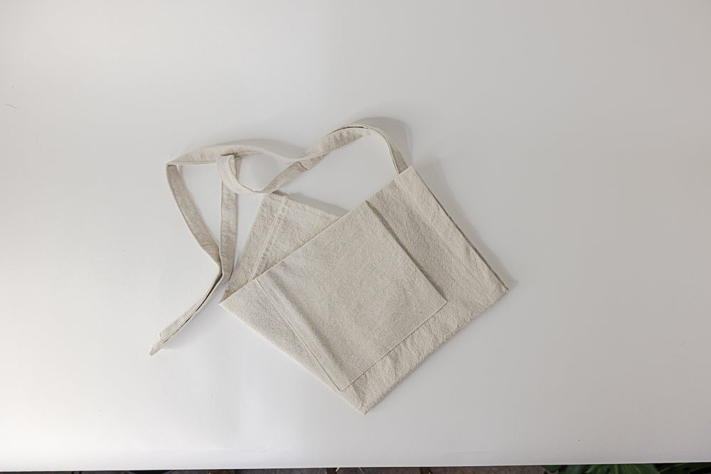 Fodory - Linen Half Apron with Pockets