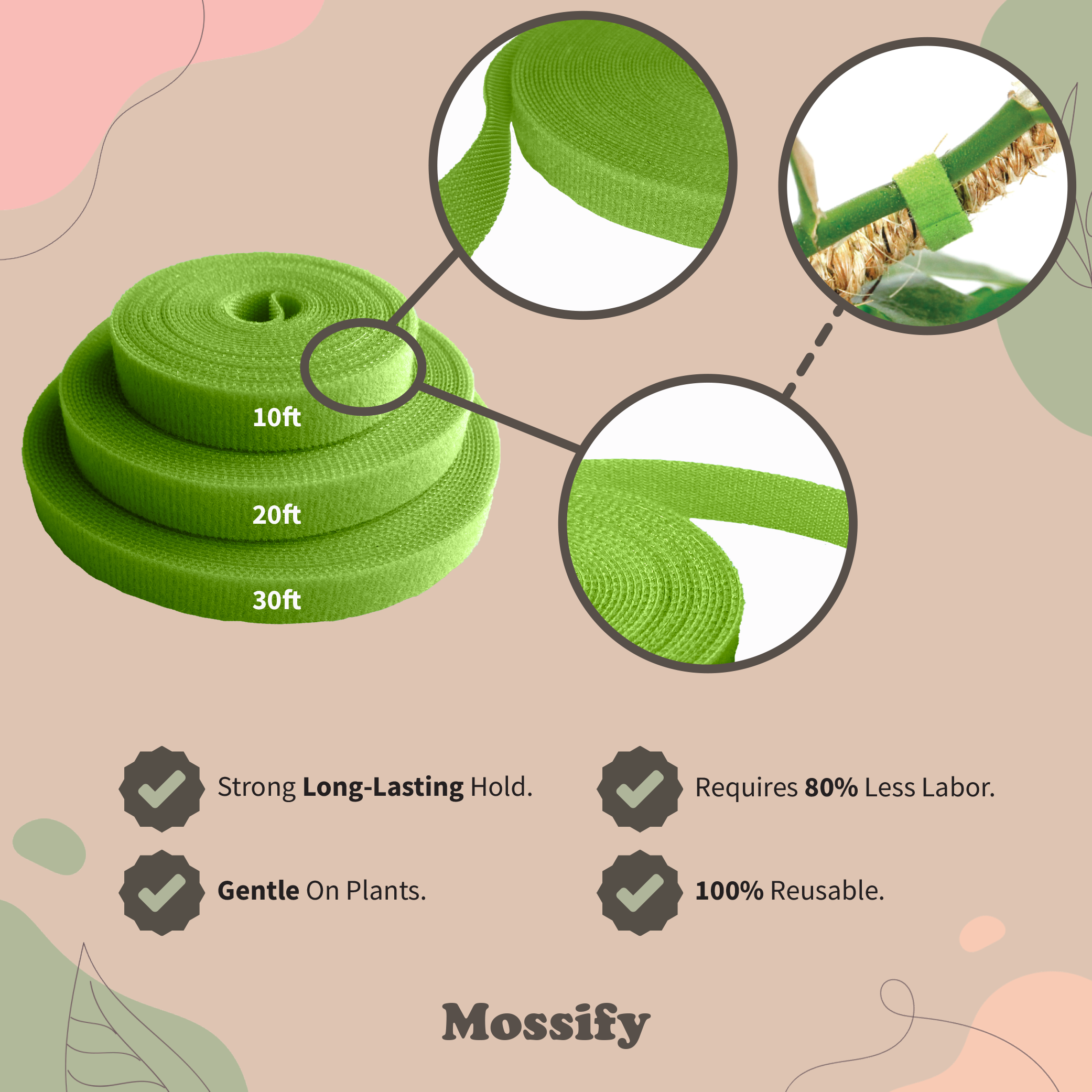 Mossify Reusable Plant Tape