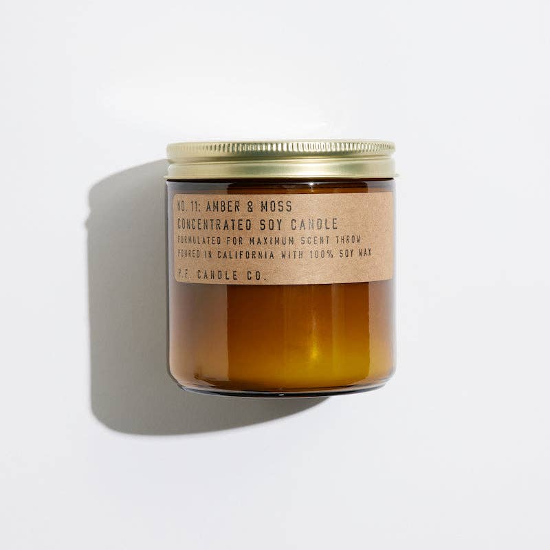 P.F Candle Co - Amber & Moss - Large Concentrated Candle