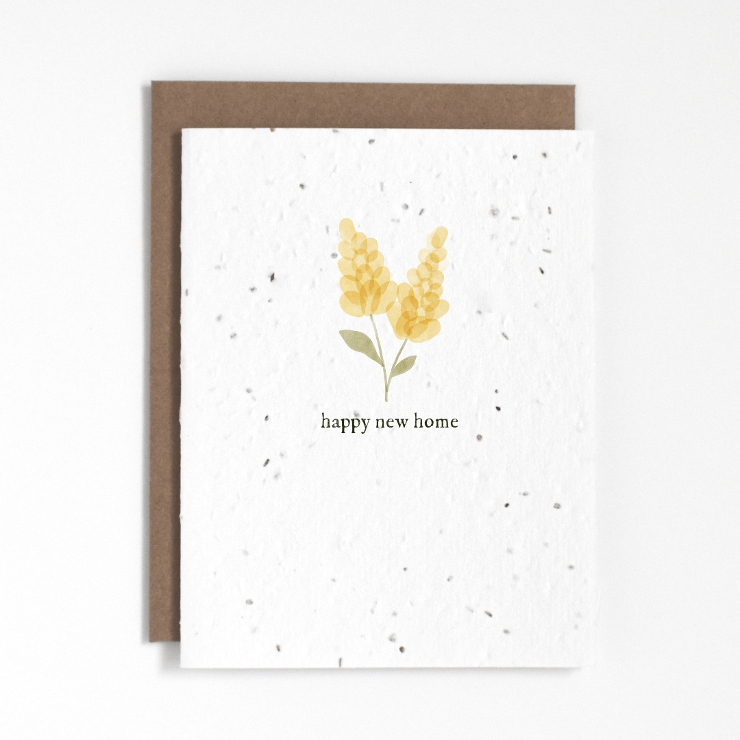 Plantable Greeting Card - Happy New Home