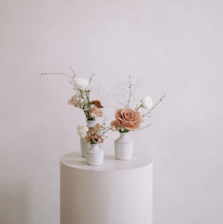 Ceramic Bud Vase Arrangements (Set of 3)