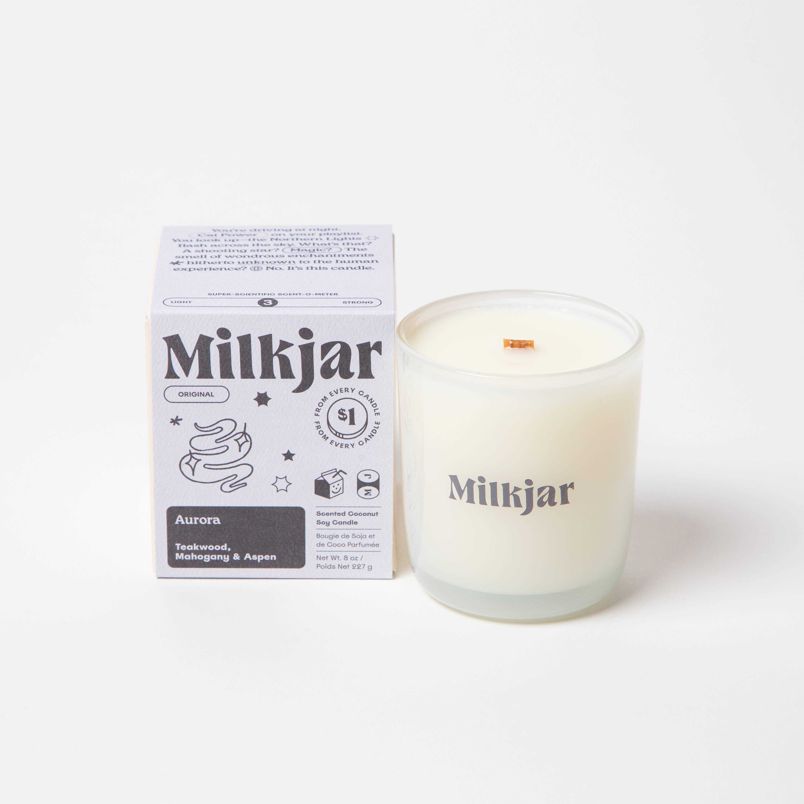 Milk Jar Candle Co - Aurora - Candle