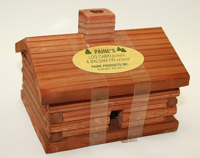 Paines - Red Cedar Incense Log Cabin