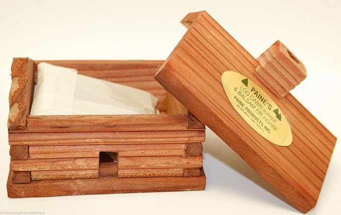 Paines - Red Cedar Incense Log Cabin