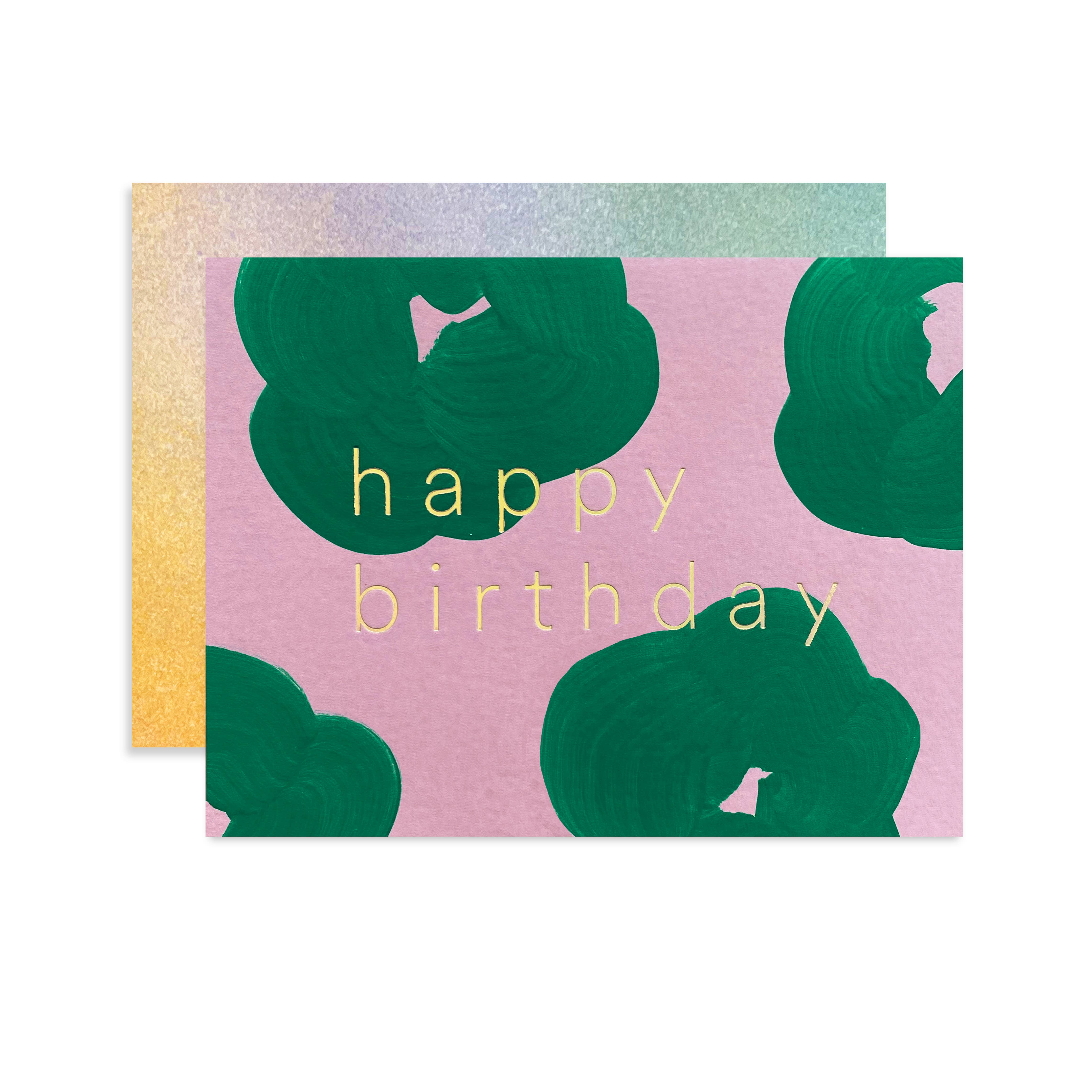 Moglea Card- Happy Birthday Flower
