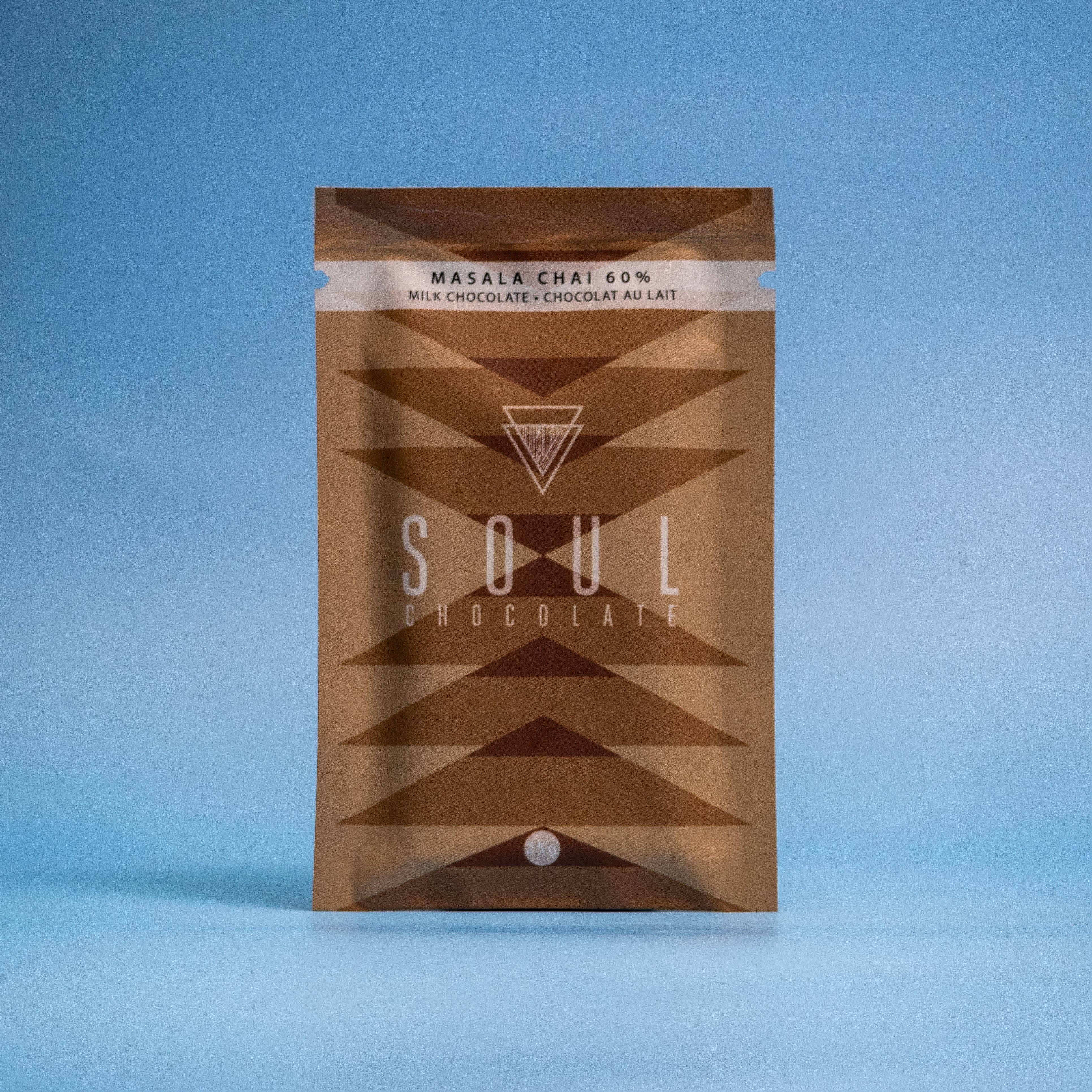 Soul Chocolate - Masala Chai 60% Dark Milk Chocolate